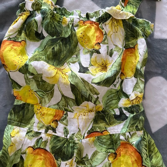 Citrus Lemon Romper Size Small - Picture 3 of 5